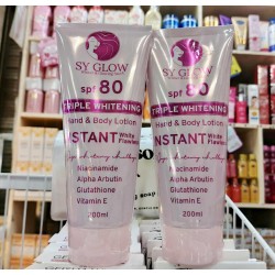 Sy Glow SPF 80 Triple Whitening Instant Lotion
