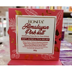 Bonita Himalayan Pink Salt Exfoliating Bar for Face and Body