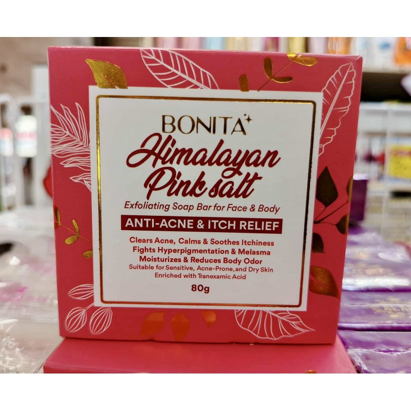 Bonita Himalayan Pink Salt Exfoliating Bar for Face and Body Bonita Himalayan Pink Salt Exfoliating Bar for Face and Body