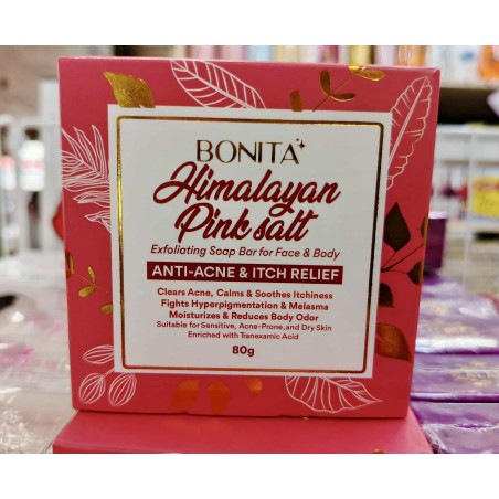 Bonita Himalayan Pink Salt Exfoliating Bar for Face and Body