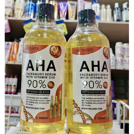 Ten Twenty AHA Face and Body Serum With Vitamin C & E