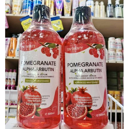 Ten Twenty Pomegranate Alpha Arbutin Face & Body Serum