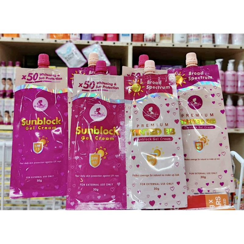 Perfect Skin Sunblock + Tinted BB Gel Cream Twinpack Perfect Skin Sunblock + Tinted BB Gel Cream Twinpack