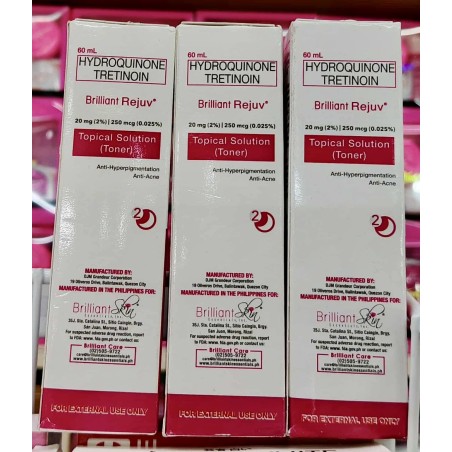 Brilliant Skin Hydroquinone Tretinoin Topical Solution (Toner)
