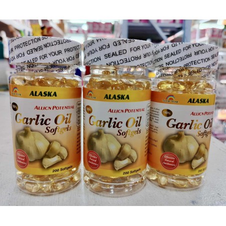 Alaska Garlic Oil 200 Softgels
