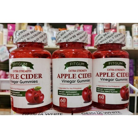 Fitgum Apple Cider Vinegar Gummies (Extra Strength)