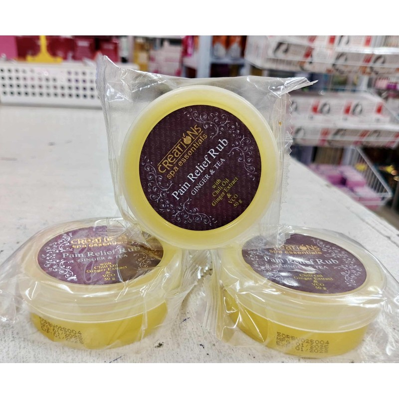 Creations Pain Relief Rub Ginger and Tea Creations Pain Relief Rub Ginger and Tea