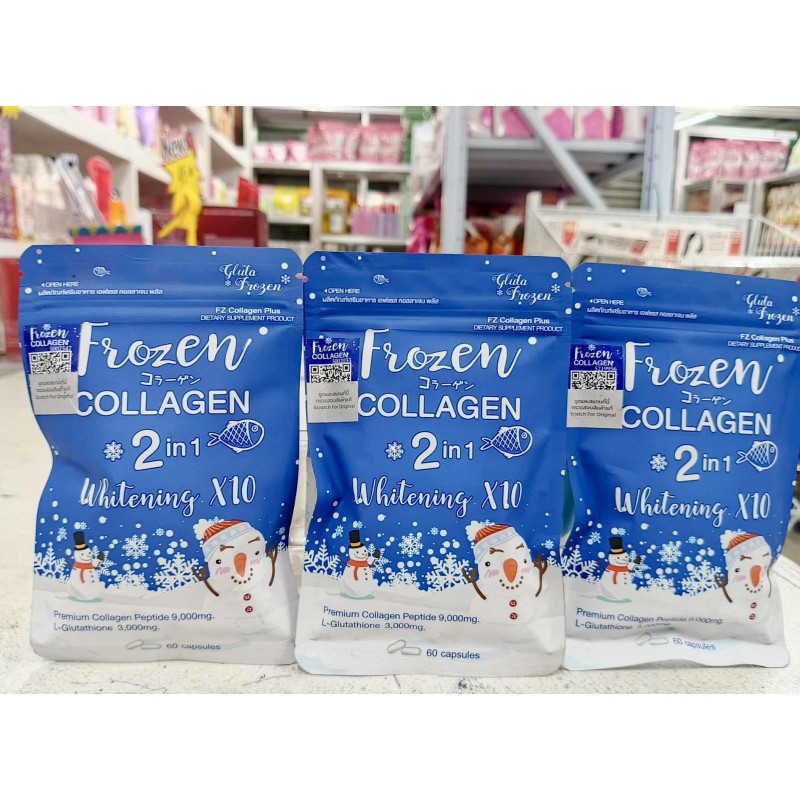 Frozen Collagen 2 in 1 Whitening x 10 Frozen Collagen 2 in 1 Whitening x 10