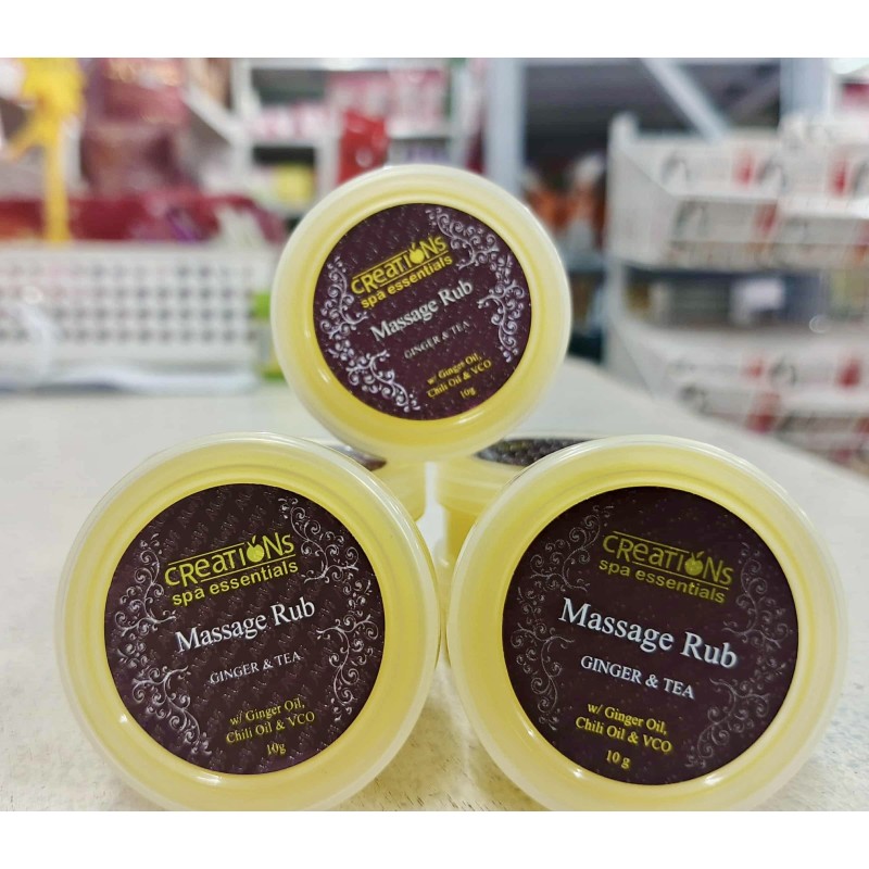 Creations Spa Essentials Massage Rub (Ginger & Tea) Creations Spa Essentials Massage Rub (Ginger & Tea)