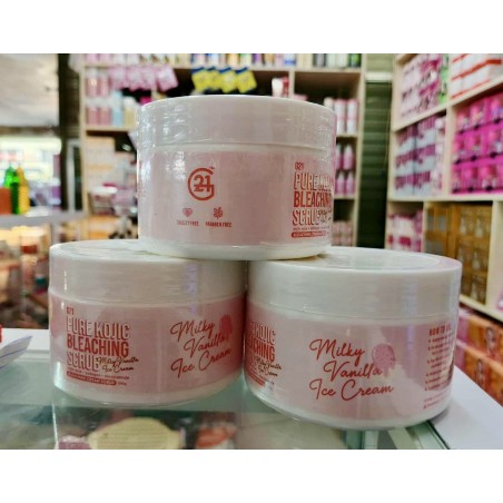 G21 Pure Kojic Bleaching Scrub Milky Vanilla Ice Cream