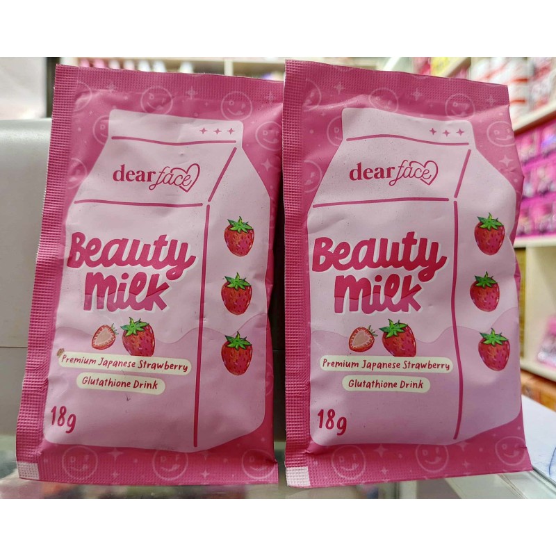 Beauty Milk Japanese Strawberry Glutathione Drink (1 Sachet)