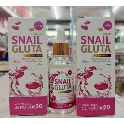 Snail Gluta Serum Whitening Serum x20