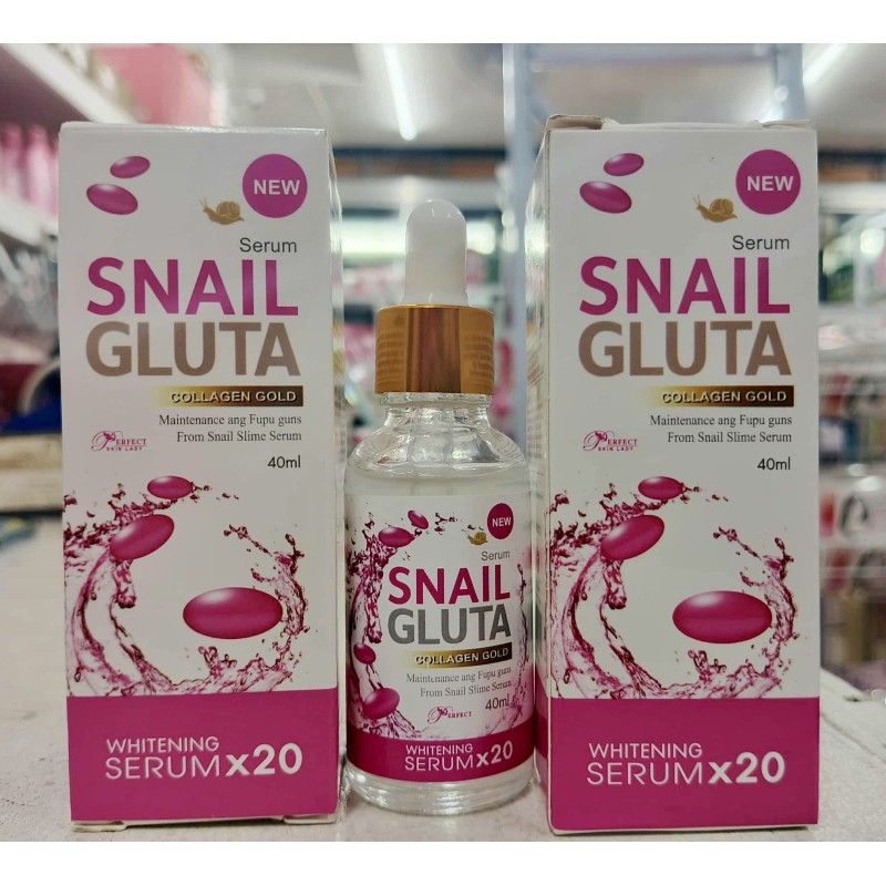 Snail Gluta Serum Whitening Serum x20